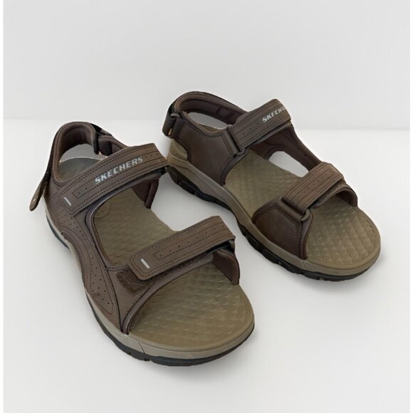 Skechers Tresmen Garo Shoe 204105WW Brown Chocolate Men's Size 11 EXTRA WIDE FIT - Picture 1 of 13